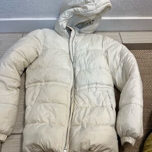 Amazon Essentials Cream Puffer Jacket